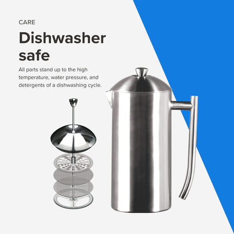 Frieling tea-press use scene highlighting versatile beverage options.