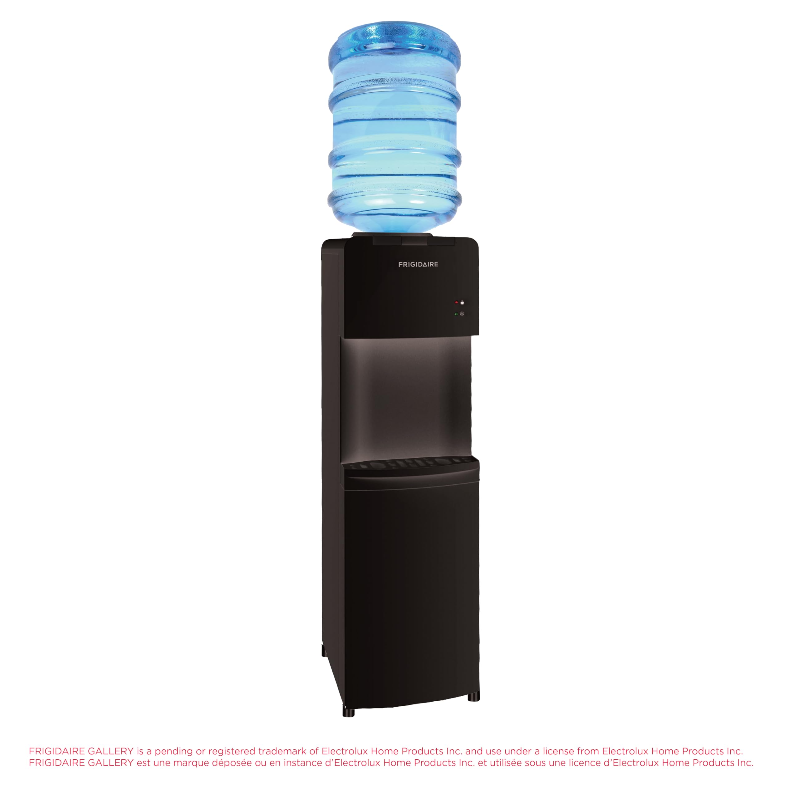 Frigidaire EFWC498 black finish complements homes, offices, and dorms