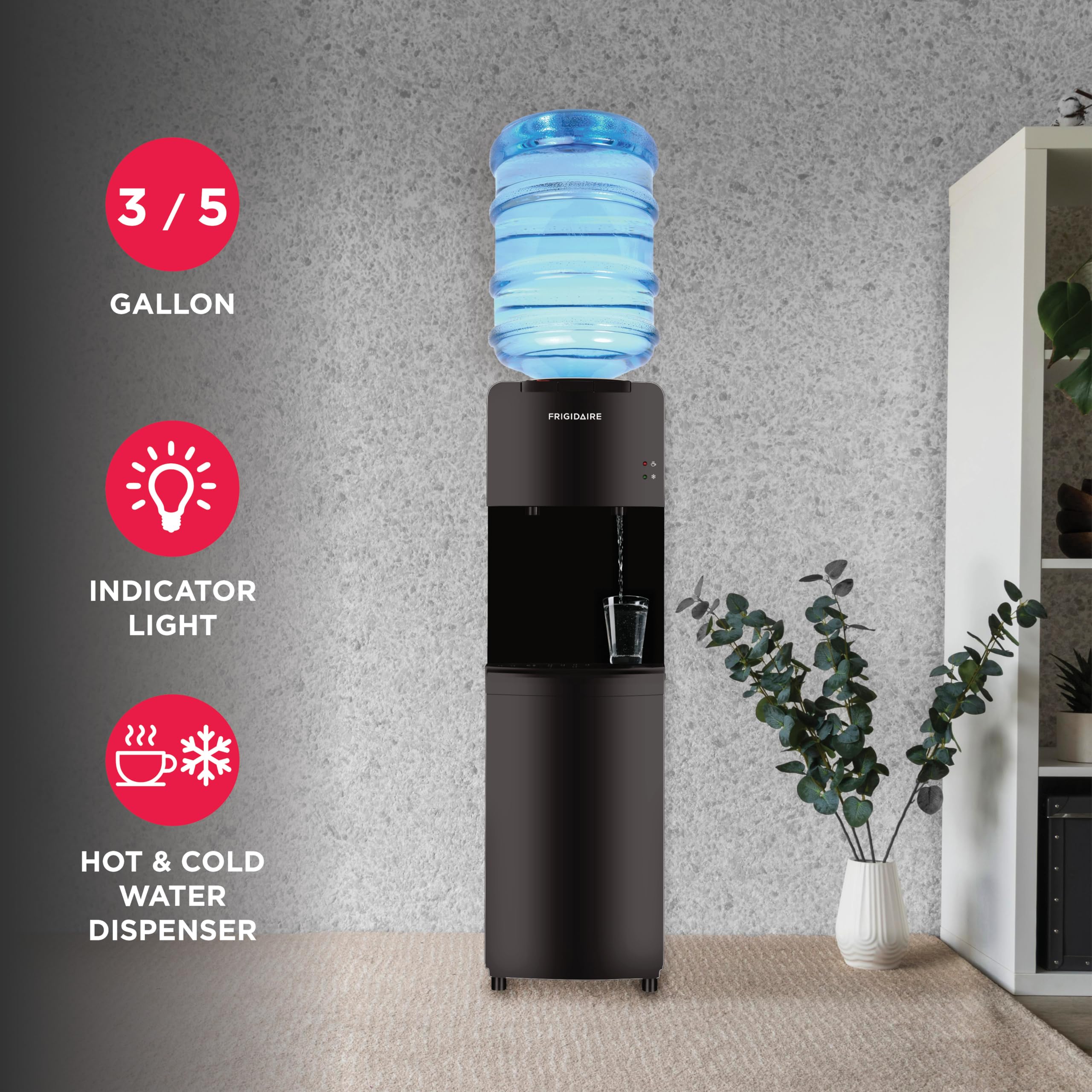 Frigidaire EFWC498 cold water spout delivers refreshing hydration fast