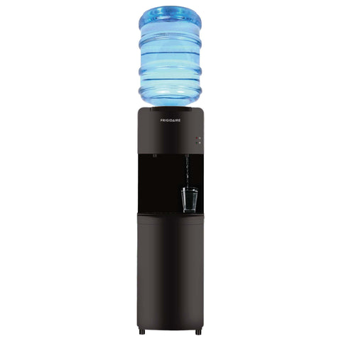 Frigidaire EFWC498 top-loading dispenser in black for compact spaces