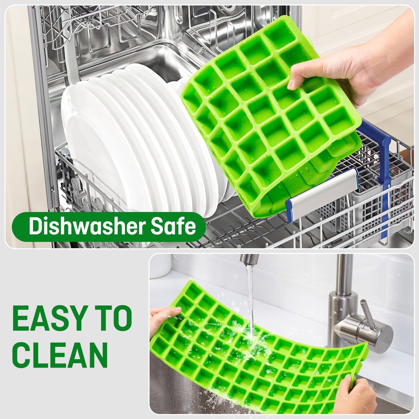 Friheten silicone molds are easy to clean and maintain.