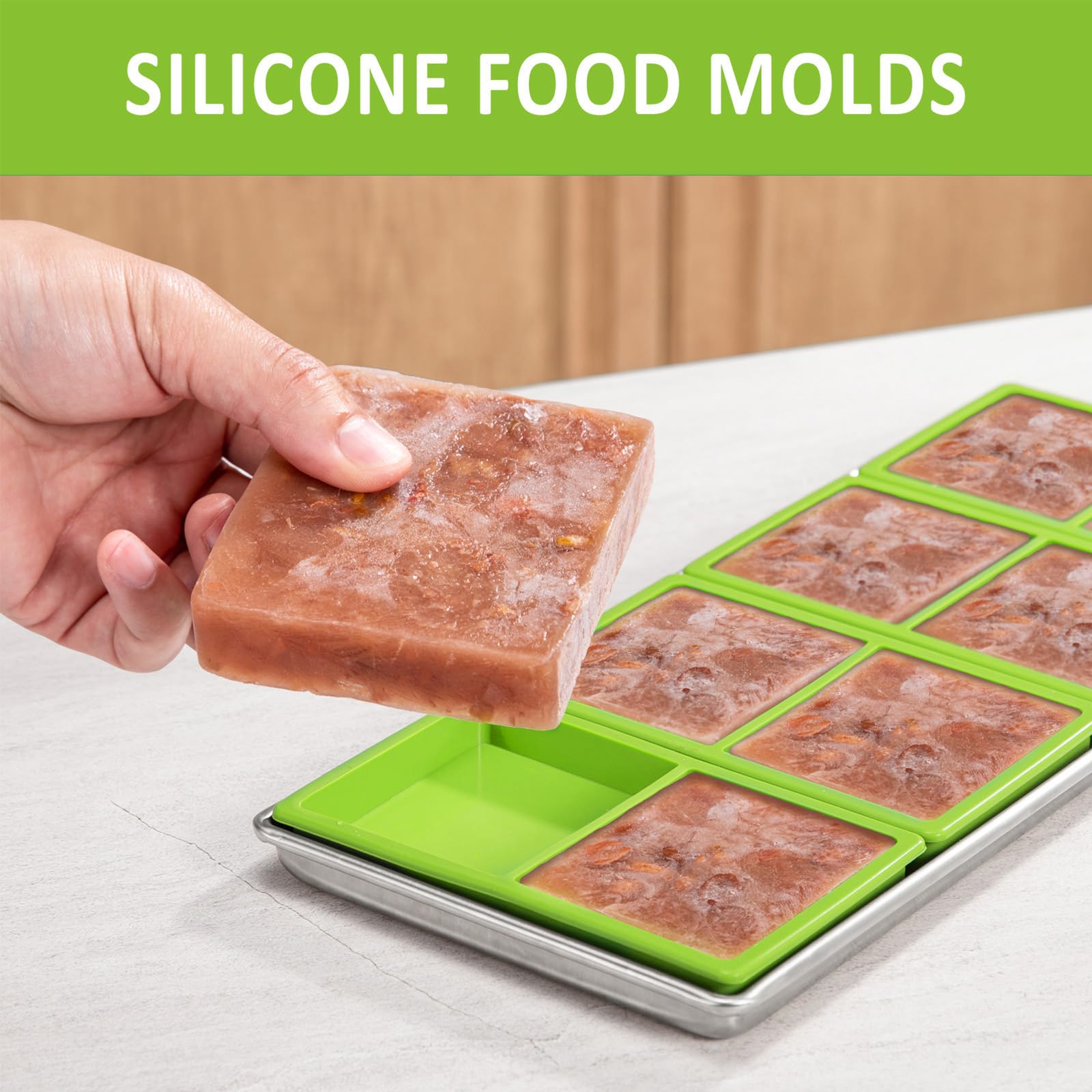 Friheten food-grade silicone dividers BPA-free and reusable for various ingredients