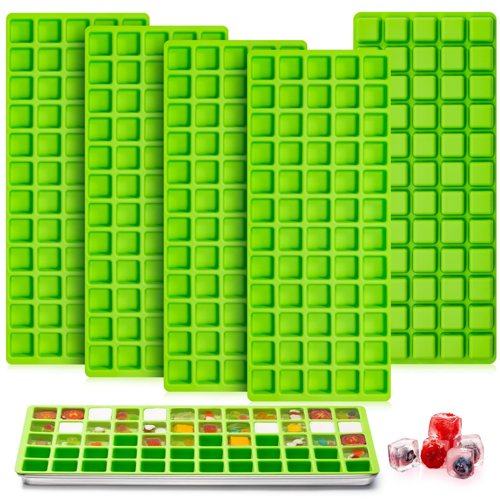 Friheten Harvest Right silicone molds with 60 sections for precise portions on trays.