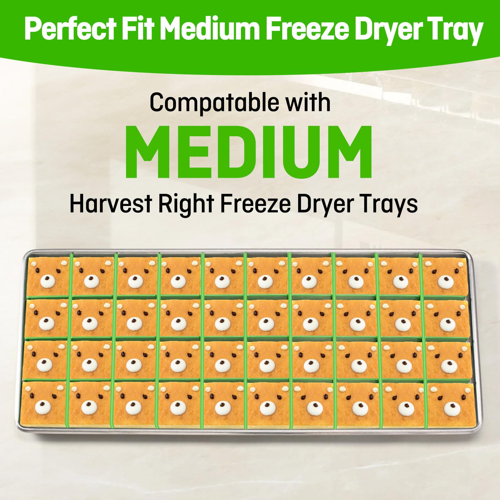 Friheten tray divider short grid keeps compact portions aligned