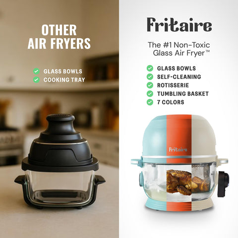 Fritaire Tumbling basket demonstrates automatic tossing for crispy fries