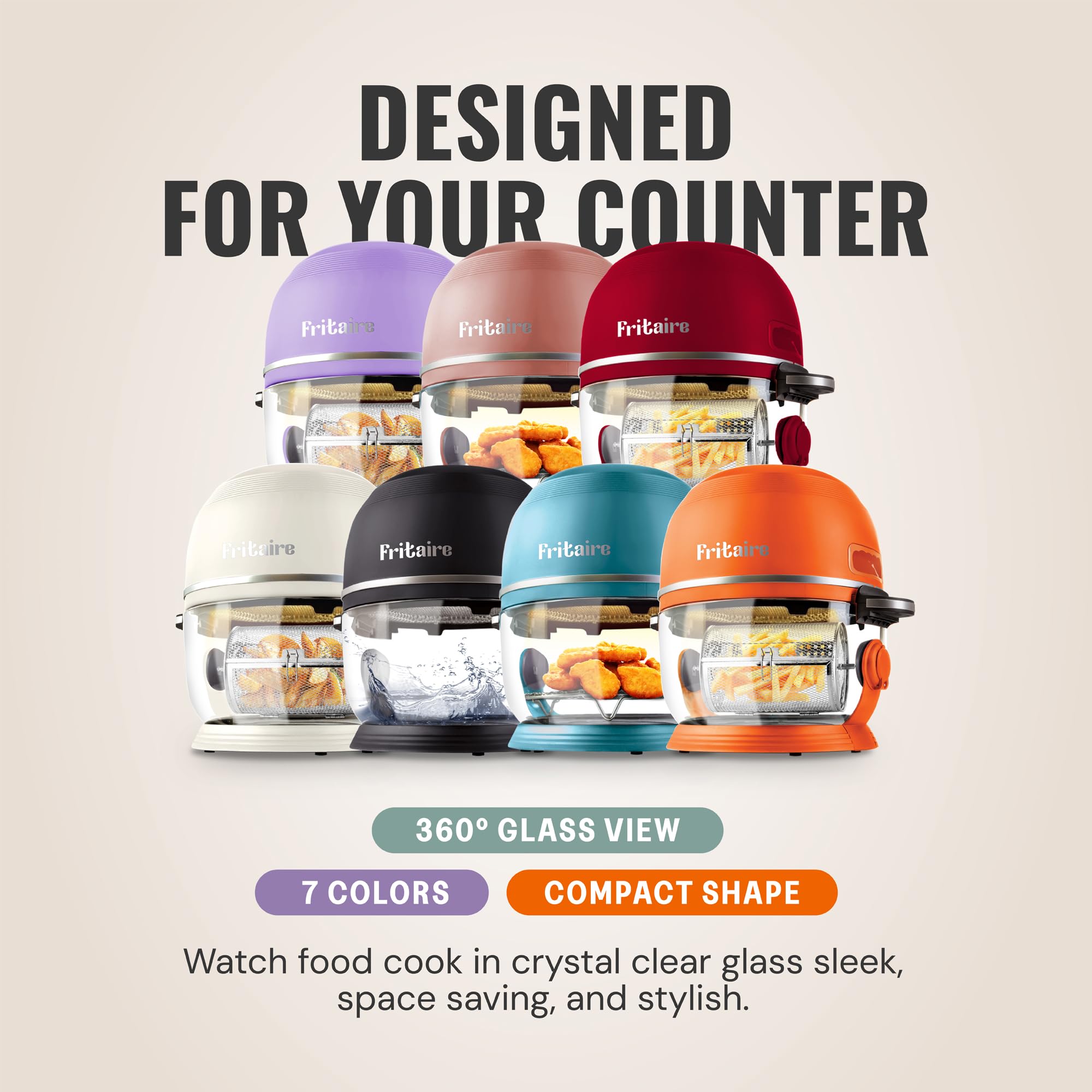 Fritaire BPA-free and Teflon-free design promotes confident everyday use