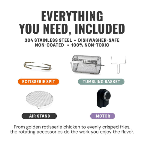 Fritaire BPA-free and Teflon-free design emphasizes safe materials