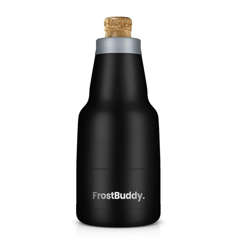 Frost Buddy Chubby Buddy bottle cooler in black for Mexican beers