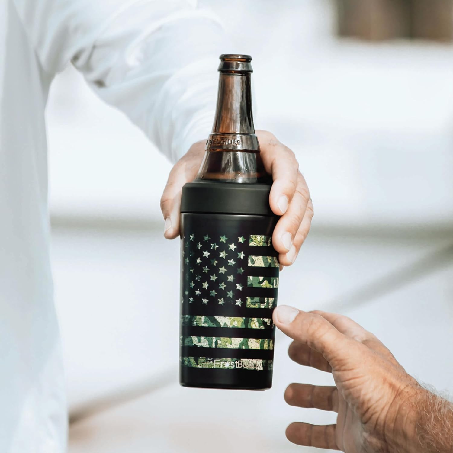 Frost Buddy sleek, lightweight bottle cooler with durable construction.
