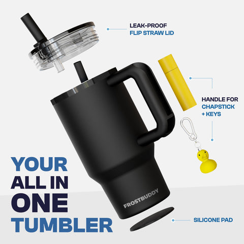 Frost Buddy Thicc Buddy 18-8 stainless steel close-up highlighting durability