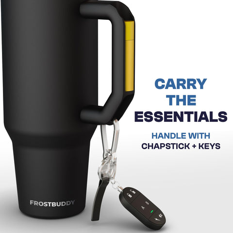 Frost Buddy Thicc Buddy 40oz stainless steel body delivers durable, odor-free reuse.