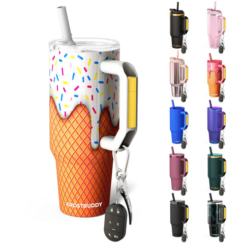 Frost Buddy Thicc Buddy 40oz tumbler side view showcasing large capacity for all-day hydration