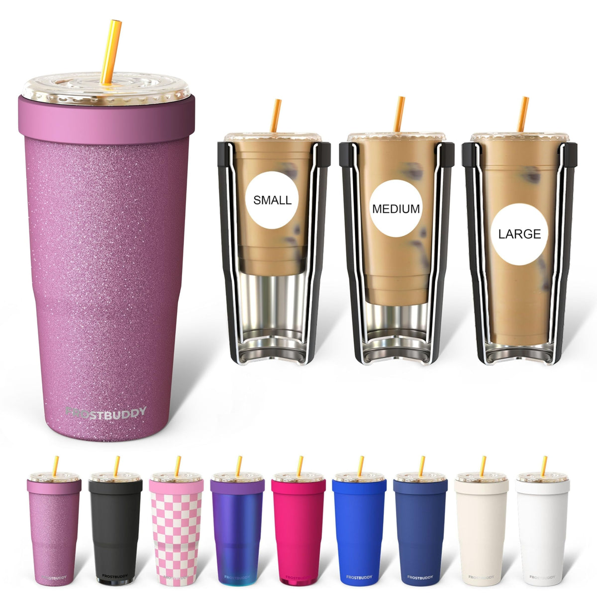 Frost Buddy Togo Buddy bottle pour keeps cold beverages steady while you pour