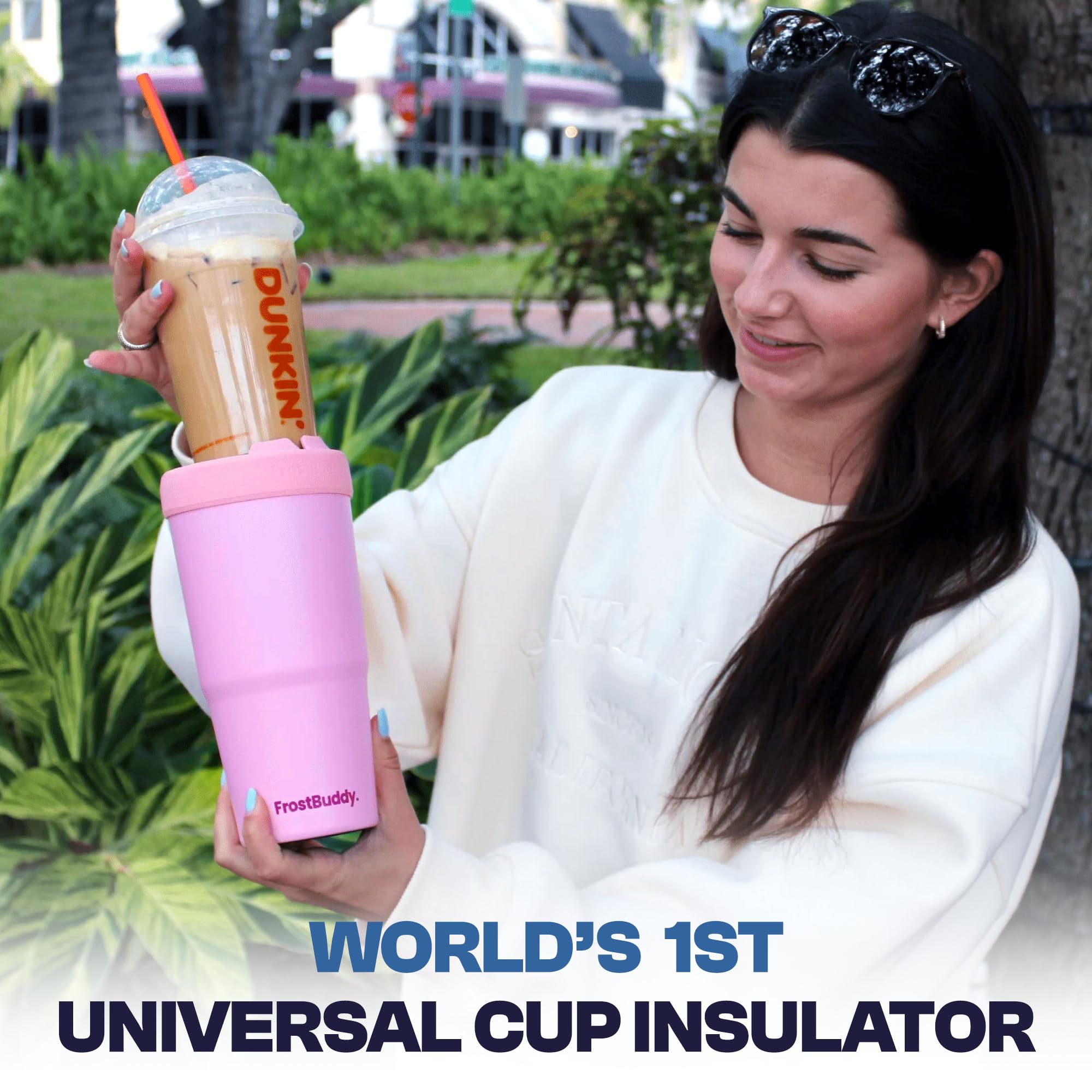 Frost Buddy Togo Buddy ideal for iced coffee on the go.