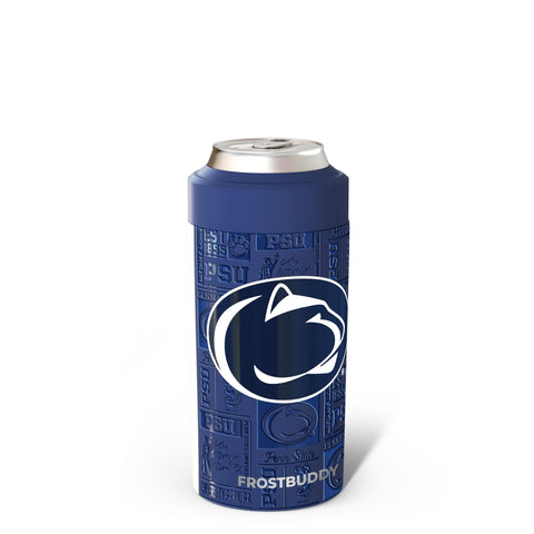 Frost Buddy universal cooler for 12oz cans keeps drinks colder longer.