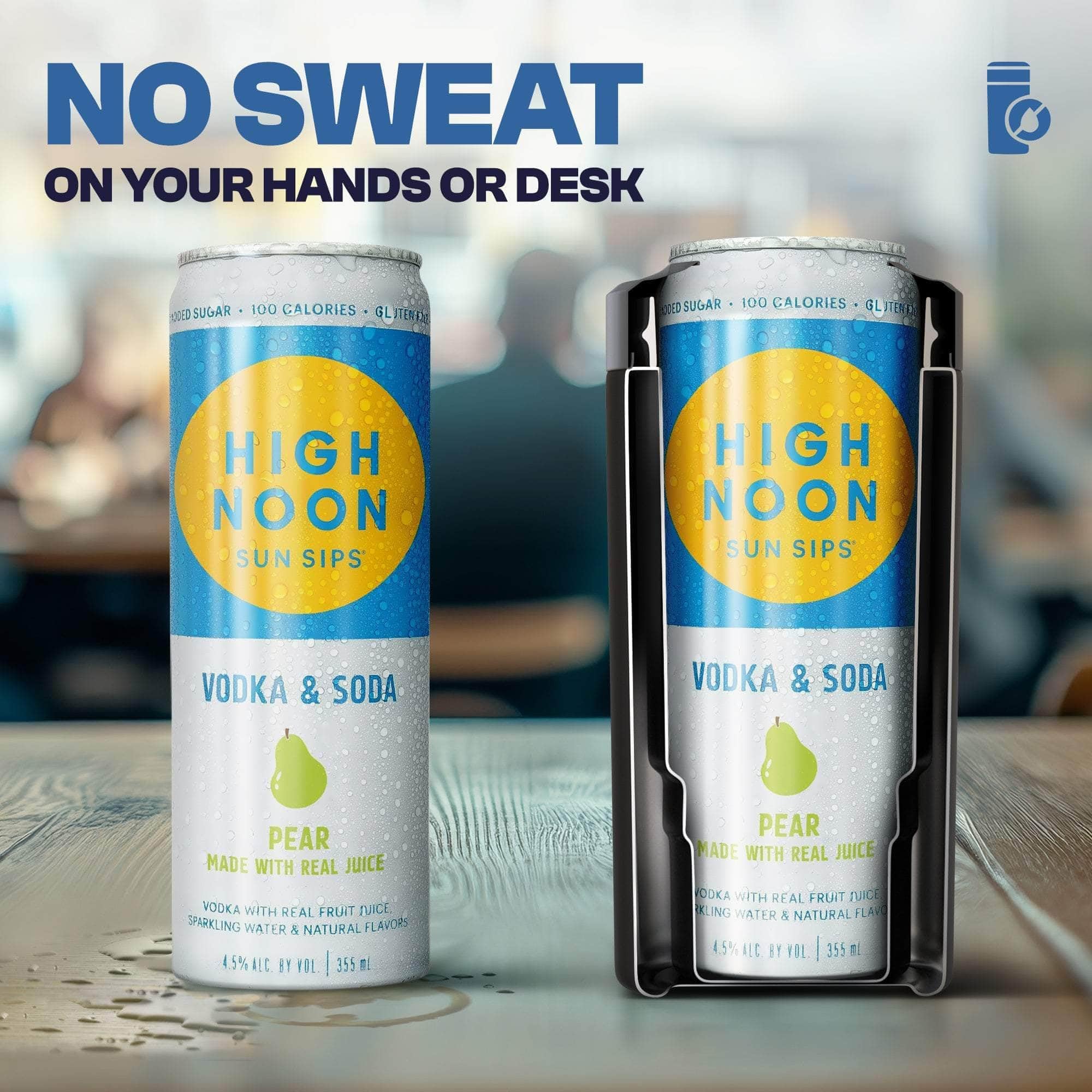 Frost Buddy universal can cooler with optional lid transforms into insulated on-the-go mug.
