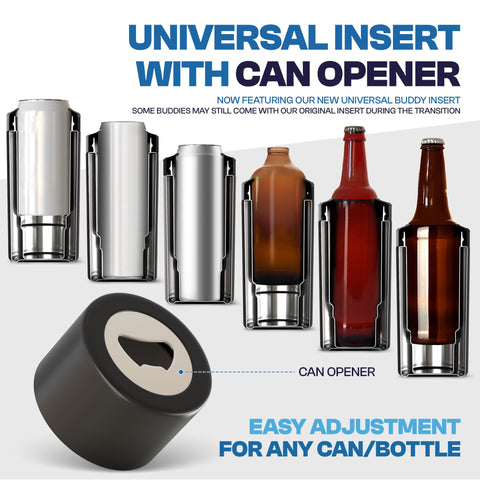 Frost Buddy universal can cooler inner cooling design maintains temperature.
