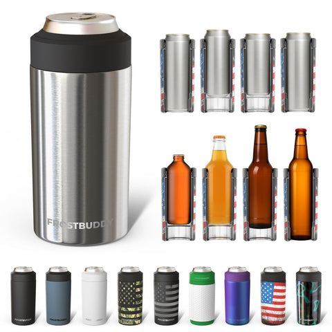 Frost Buddy universal cooler—side view keeps a 12 oz can cold for hours