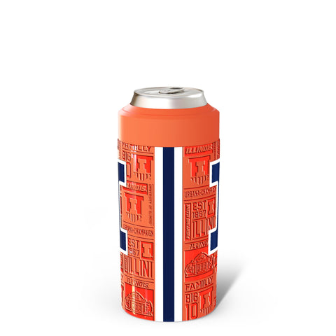 Frost Buddy universal cooler for slim 12oz cans maintains chill on the go.
