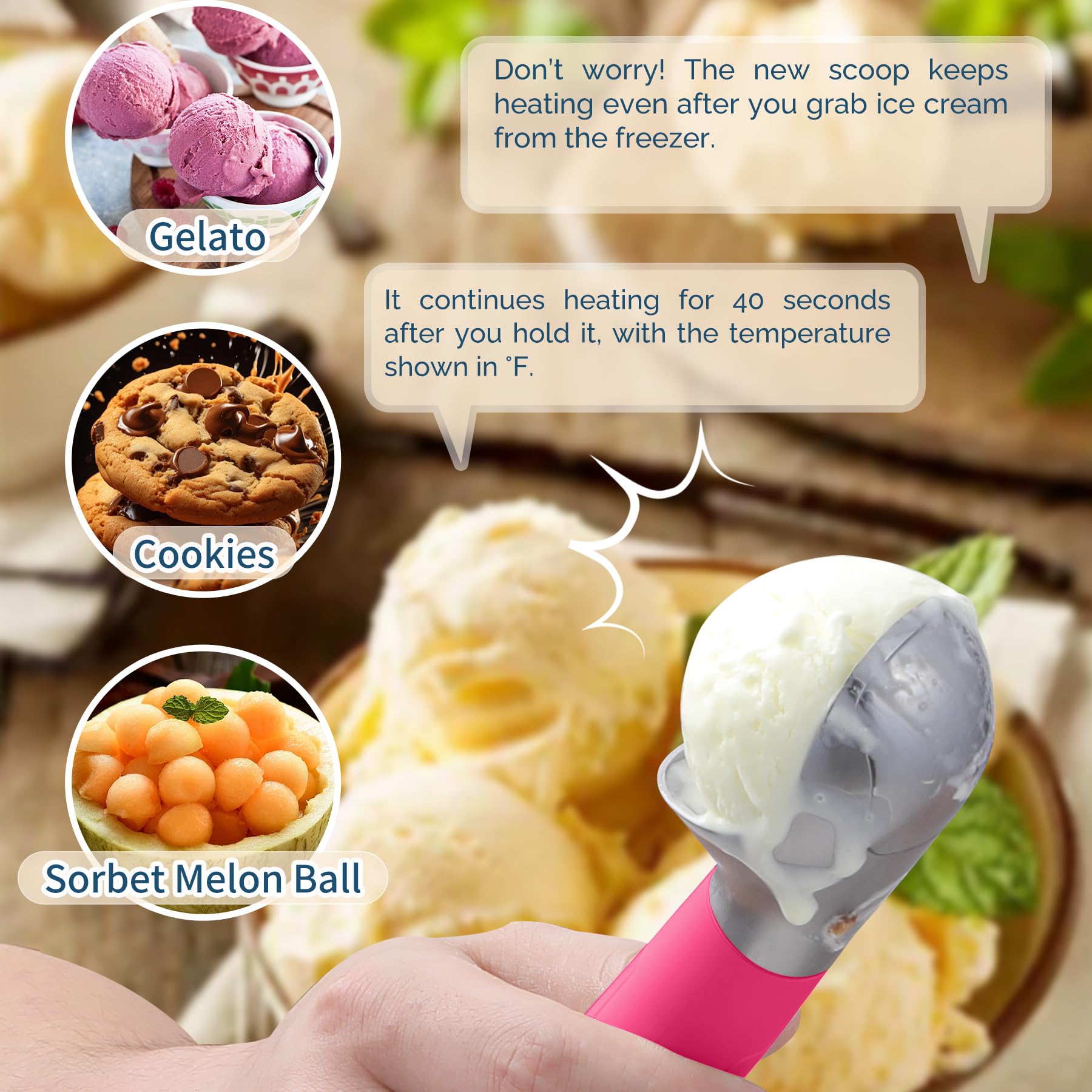 FrostJoy IP67 waterproof body allows cleaning under running water