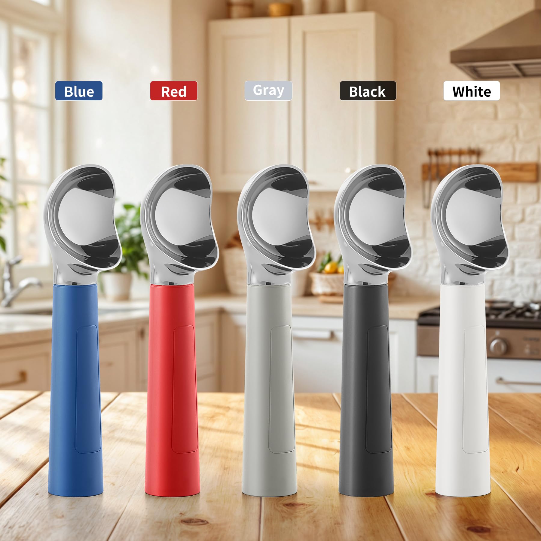 FrostJoy sleek black design complements modern kitchens during dessert prep.