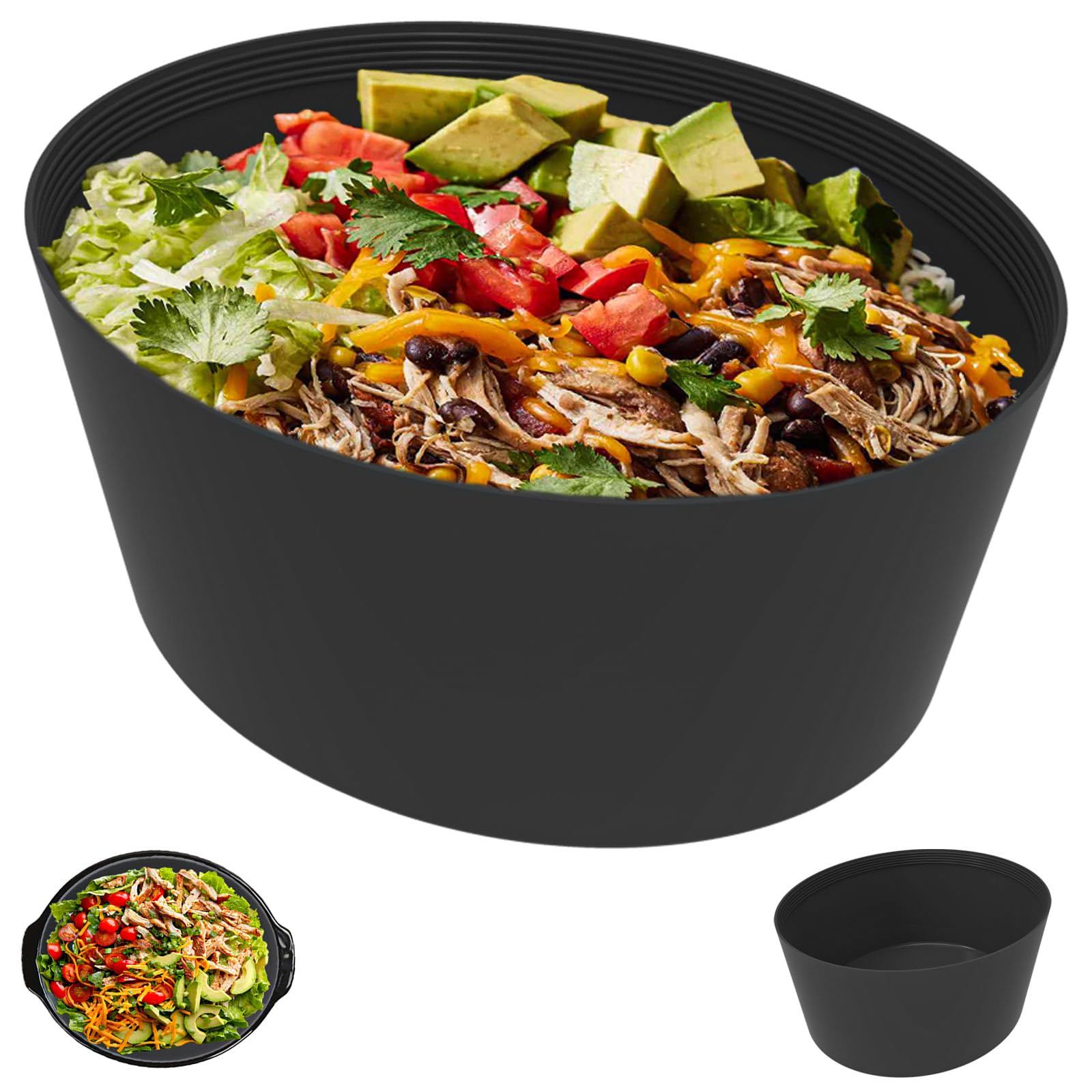 FROVEN 7-8 quart liner inside view showing snug fit and durability.