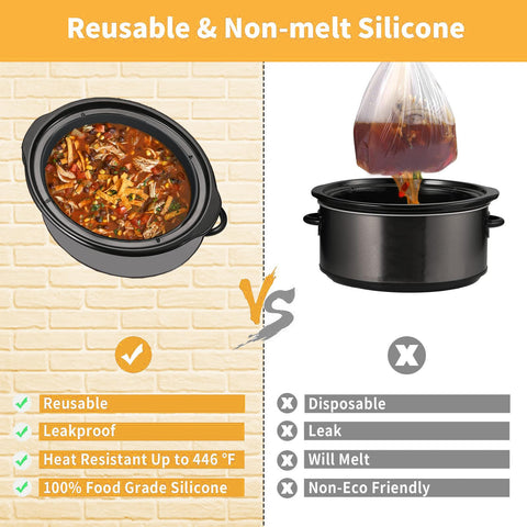 FROVEN liner resists heat up to 446°F for safe cooking steps.