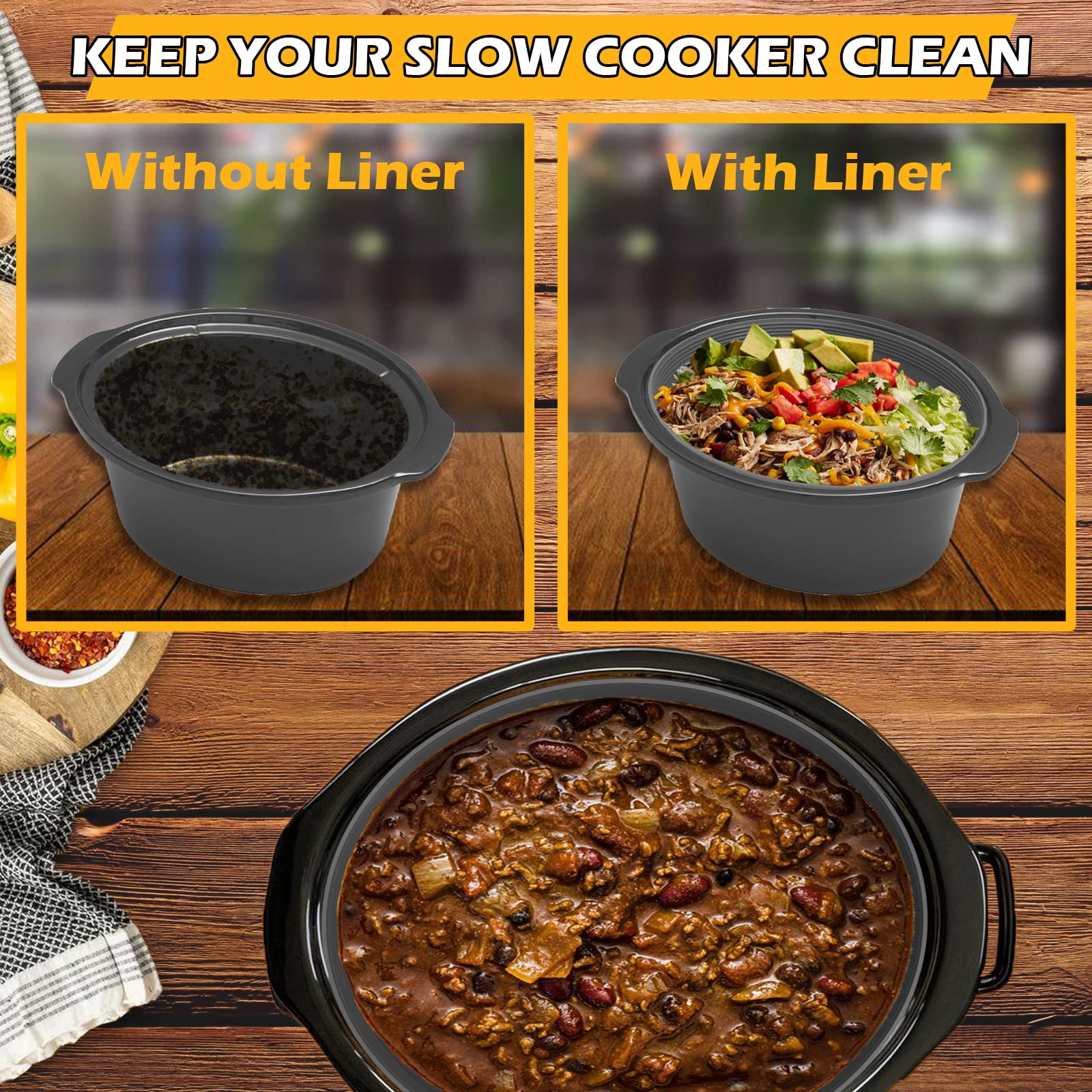 FROVEN multipurpose liner shown for storage and reheating of leftovers.