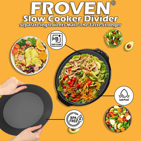 FROVEN liner protects the slow cooker from grease and stains.