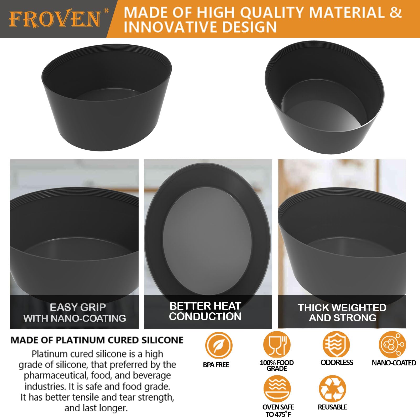 FROVEN reusable leakproof crockpot liner keeps flavors and spills under control.