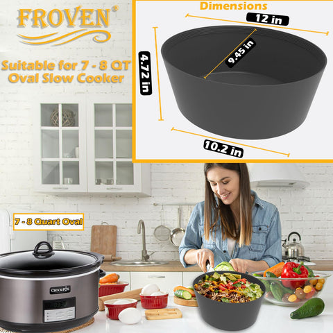 FROVEN thickened, weighted liner up close demonstrates durability during cooking.