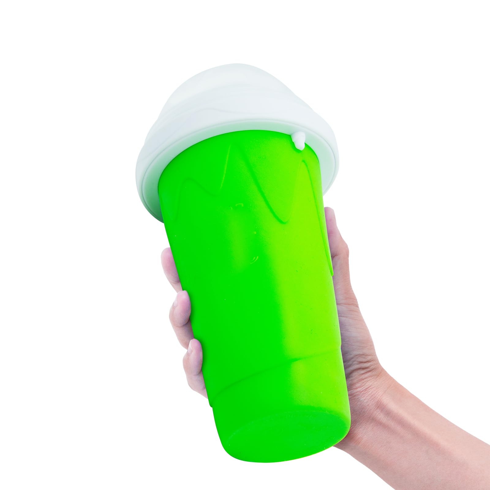 Frozen Magic Slushy Maker Cup lid and spoon-straw for easy sipping
