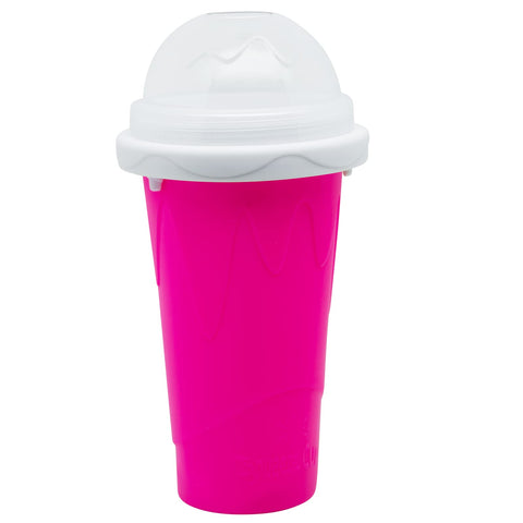 Frozen Magic Slushy Maker Cup red BPA-free plastic construction for safe use