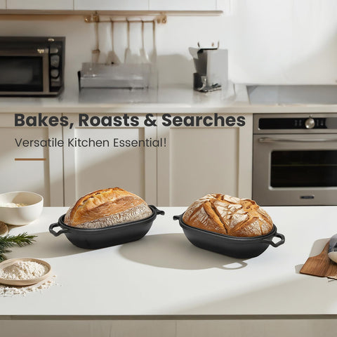 FRRLY cast iron loaf pan highlights heirloom-quality, durable design.