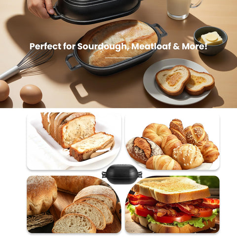 FRRLY loaf pan ready for campfire baking and braising adventures.