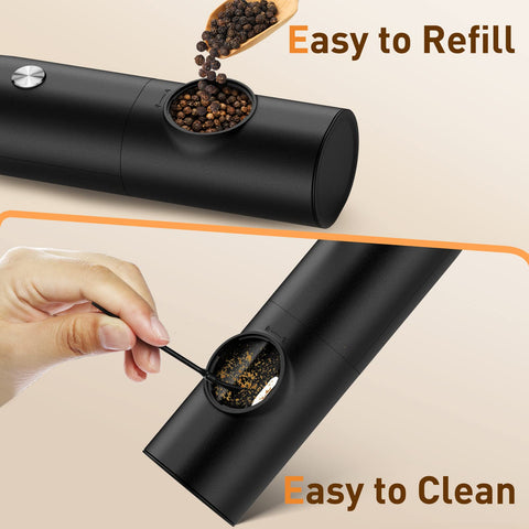 FRTONYI dustproof lid protects spices and prevents leaks during grinding.