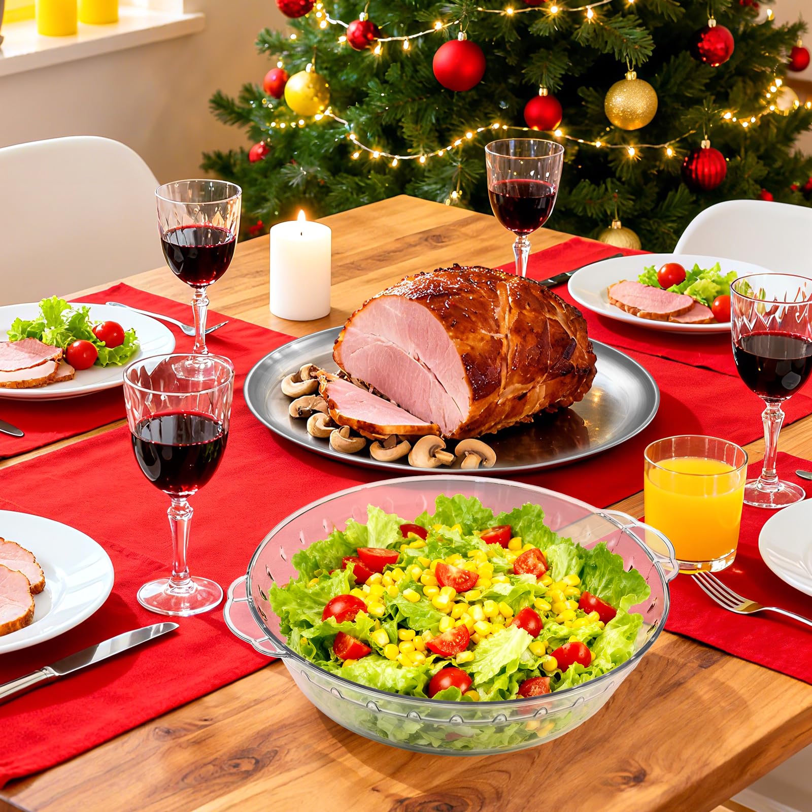 FRUIID chilled serving trays 11-8 inch keep seafood and fruit cool during parties.