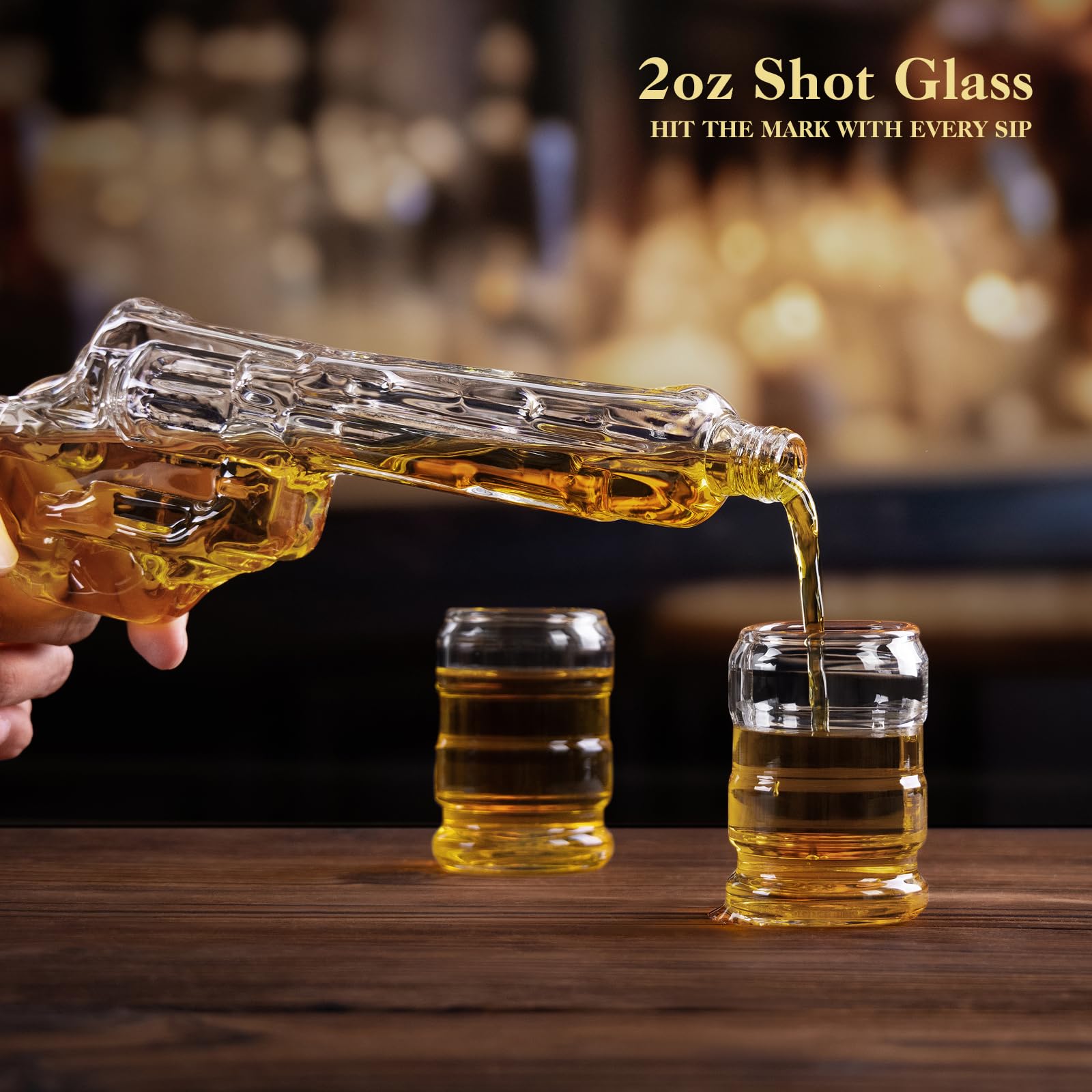 FrutPunch eight-and-a-half-ounce decanter highlights premium craft and smooth pours.