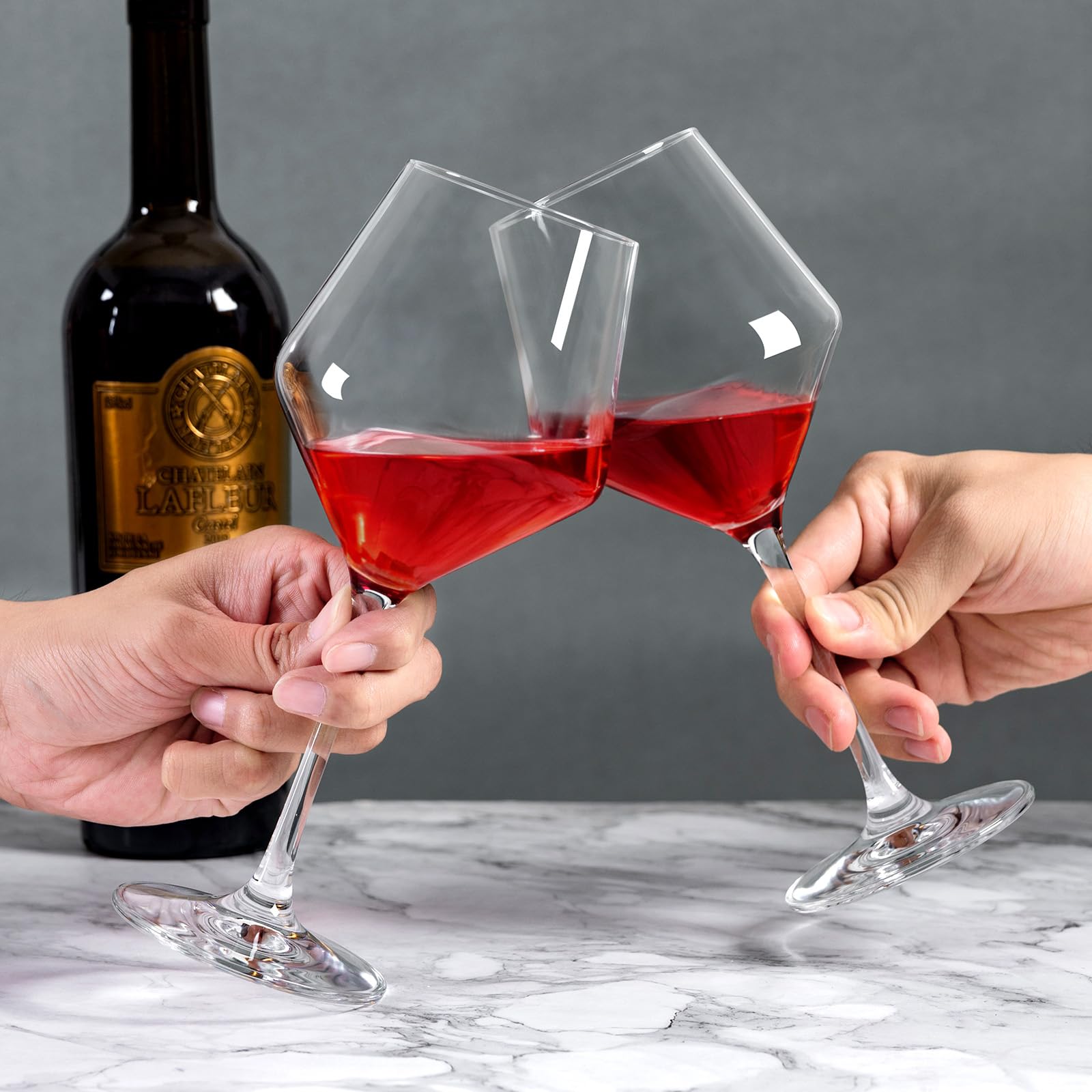 FrutPunch long stem design keeps beverages cool and aromas focused