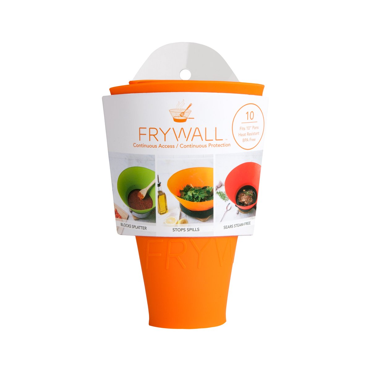 Frywall continuous access demonstrates uninterrupted cooking surface for sautéing.