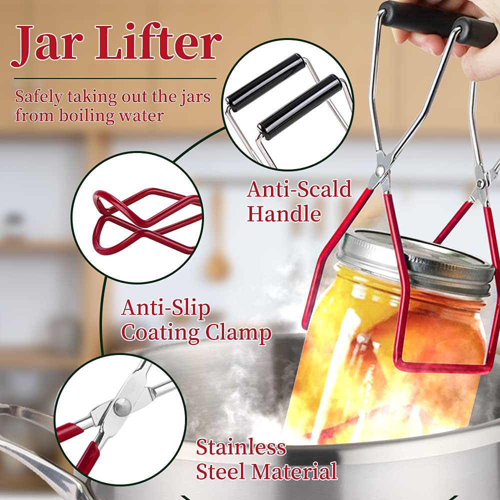 FSBTWOO jar lifter safely transfers hot jars to racks.