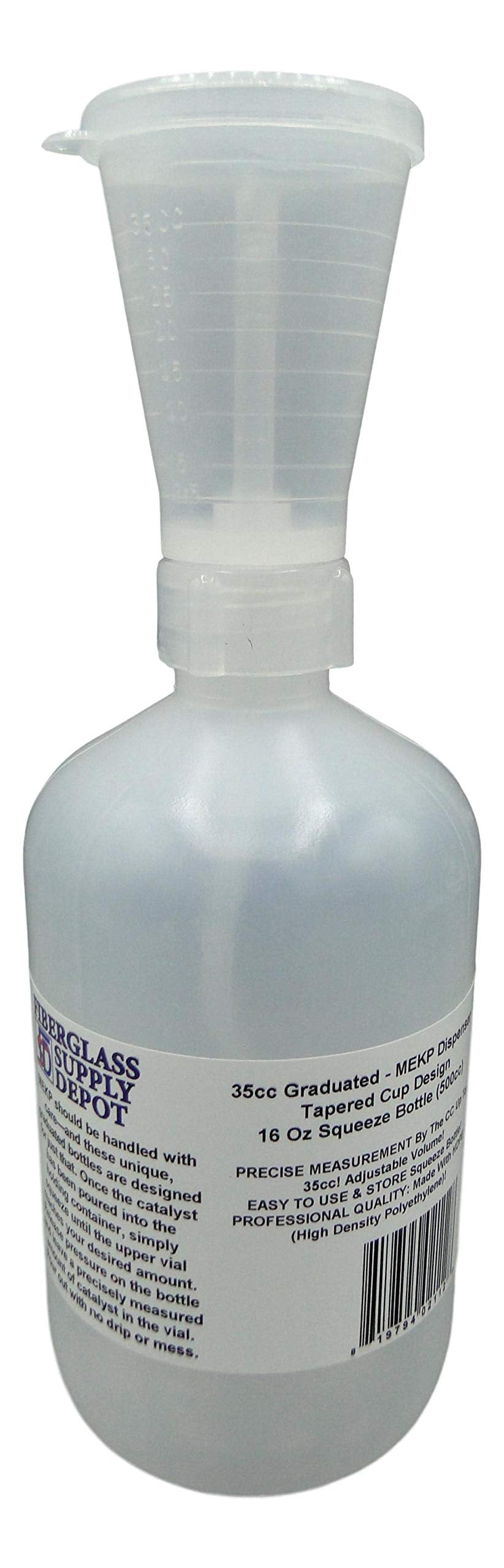 FSD MEK Peroxide bottle compatible with solvents epoxy and gelcoat