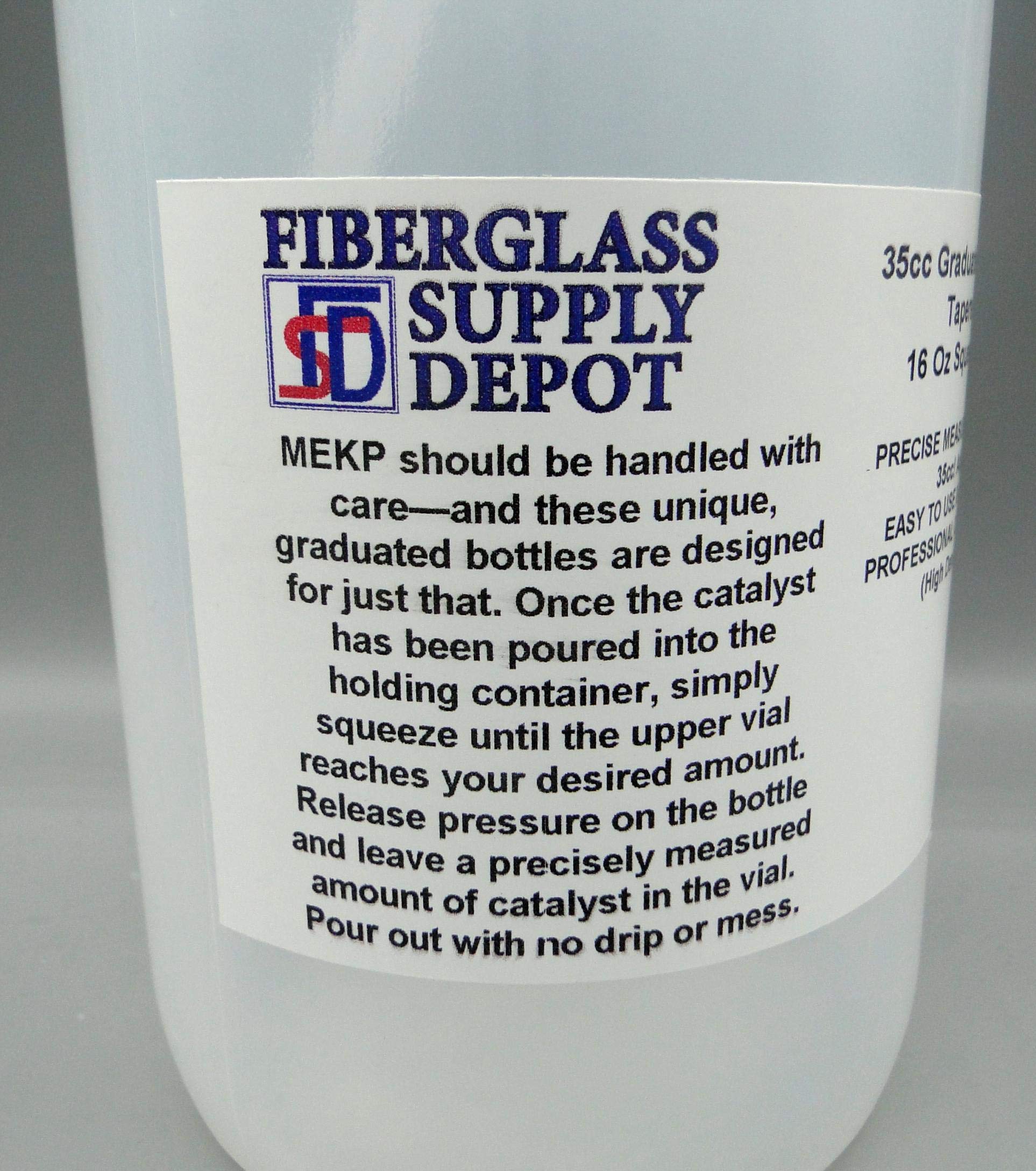 FSD MEK Peroxide soft plastic squeeze bottle for easy dispensing