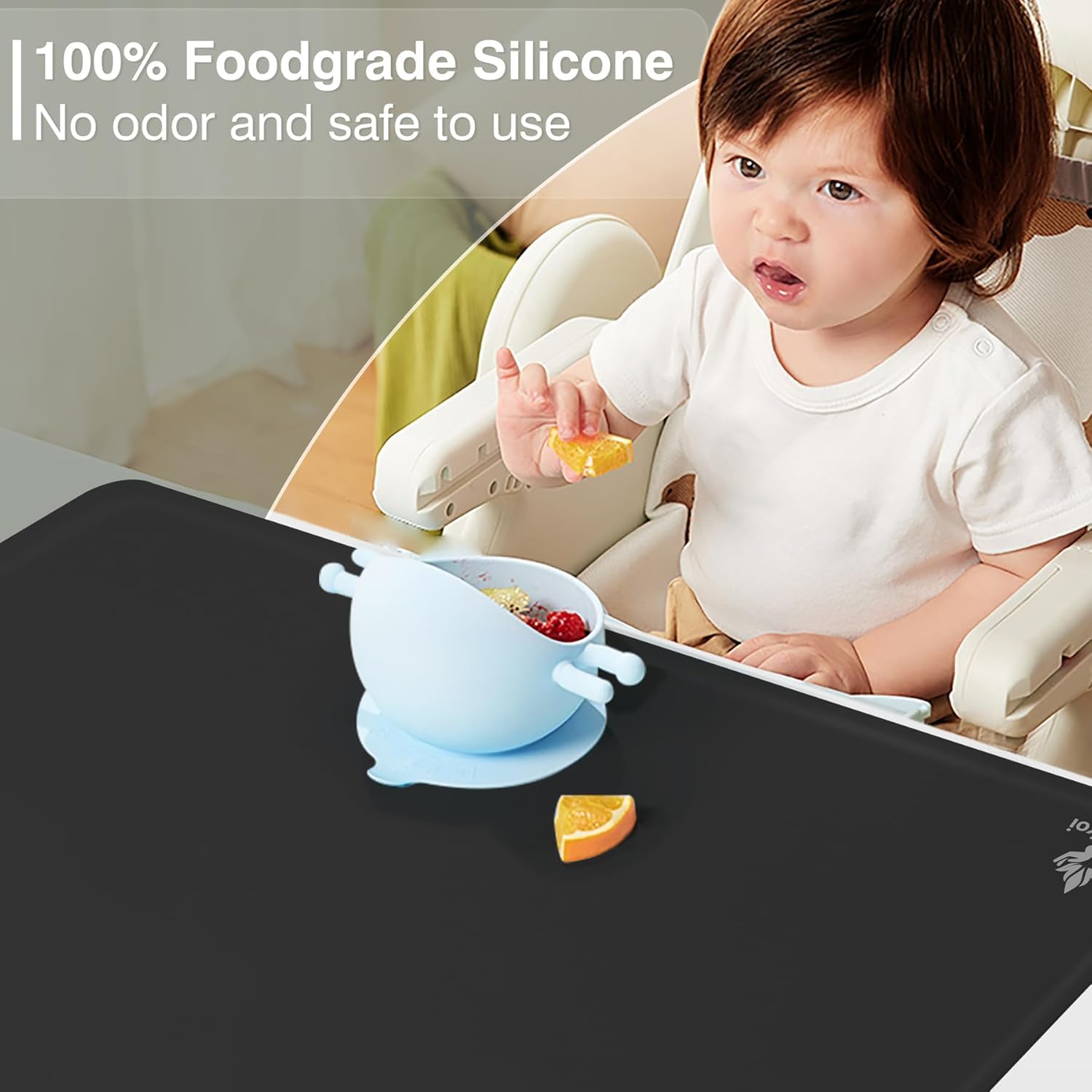 Fsdfskoi dual-surface mat protects counters from heat and stains.