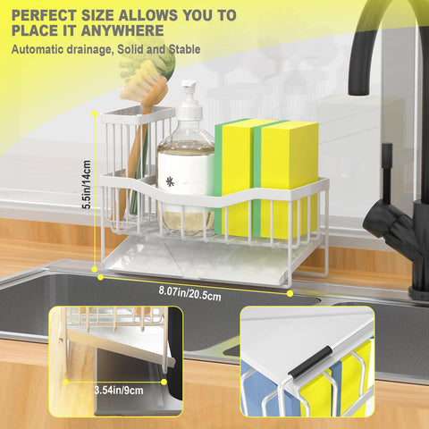 Fssvcd Maifan anti-slip base keeps the caddy steady and protects counters.