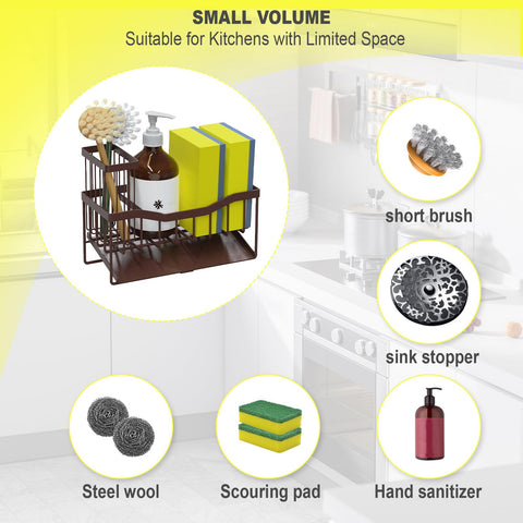 Fssvcd Maifan brush holder keeps kitchen tools organized beside the sink.