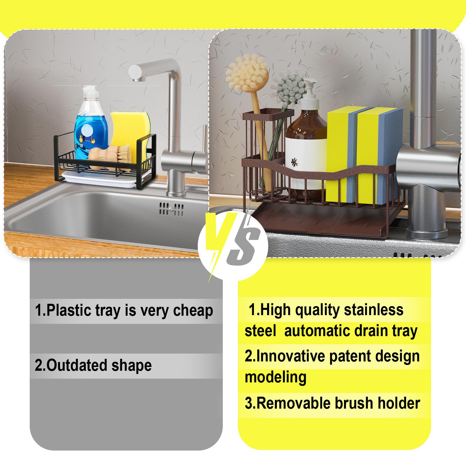 Fssvcd Maifan compact caddy fits small kitchens without clutter.