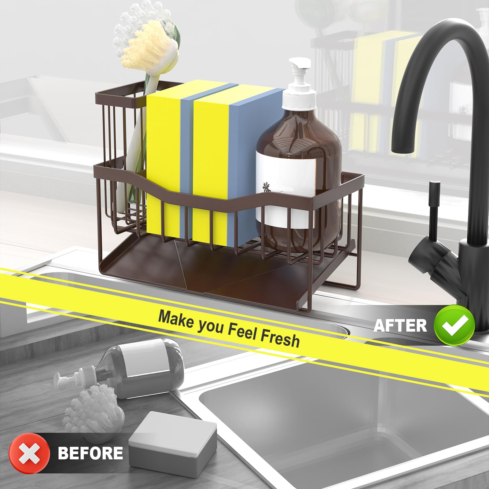Fssvcd Maifan non-slip bottom reduces movement and countertop scratches.