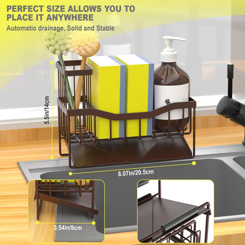 Fssvcd Maifan integrated space for detergent bottle and sponges.