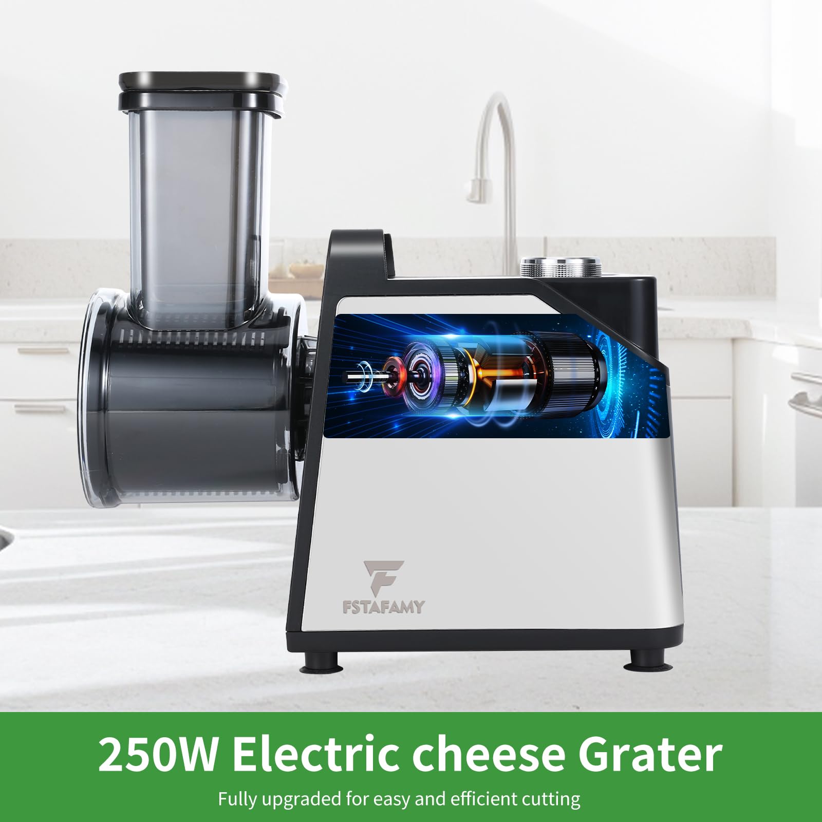FSTAFAMY large inlet and outlet improve feeding efficiency.